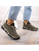 Pohodlné poltopánky Rieker W RKR610 green Pohodlné poltopánky Rieker W RKR610 green