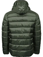 TJ Lehká pánská prošívaná bunda s kapucí 18. deep green model 22499378 - Tee Jays