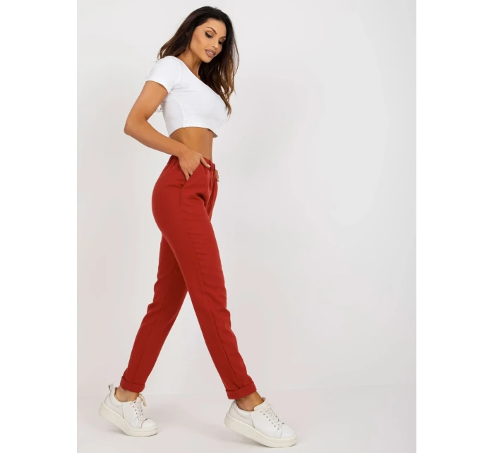 Nohavice LK SP 507801 1.06X tmavo oranžová