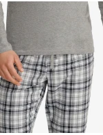 Pyžamo Usher 40946-90X Grey melange - Henderson Pyžamo Usher 40946-90X Grey melange - Henderson