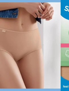 Dámské kalhotky Sloggi 24/7 Cotton Midi C3P hnědé