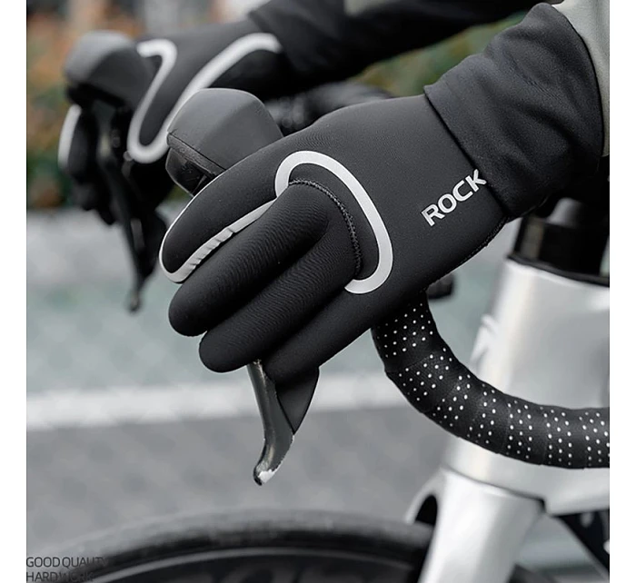 Cyklistické rukavice  velikost: L/XL černé model 22083570 - Hikvision