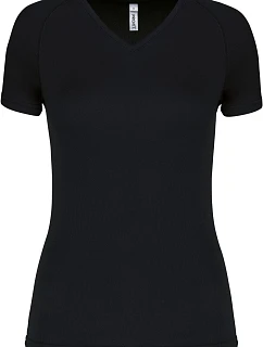 PA 477 Dámské sportovní tričko s výstřihem do V model 22513226 black - Kariban ProAct