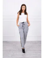 Šedé model 18743724 kalhoty - K-Fashion Šedé model 18743724 kalhoty - K-Fashion