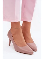 Fialové eko kožené lodičky Sergio Leone