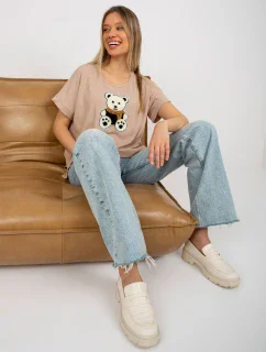 Dámská halenka LK BZ model 18309976 béžová - FPrice