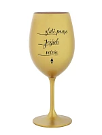 ZLATÉ RUKY, ŠPERKY, VEČERA - zlatý pohár na víno 350 ml ZLATÉ RUKY, ŠPERKY, VEČERA - zlatý pohár na víno 350 ml