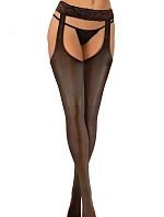 Beatrice 3D pančuchy 50 den Black - Sesto Senso