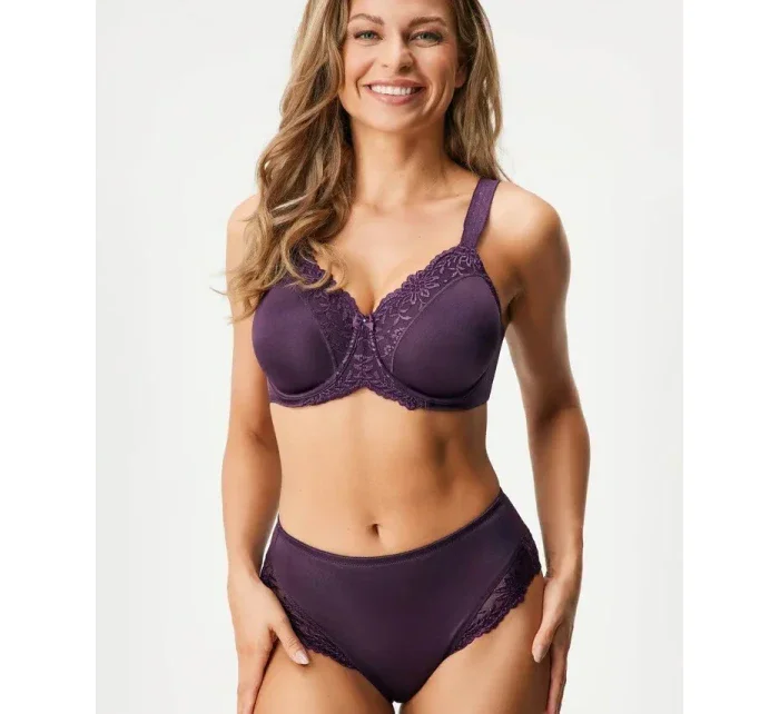 Ladyform mäkké maxi nohavičky tmavo fialové 00NS - Triumph