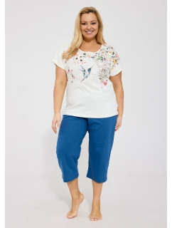 Pyžamo Cornette 369/345 Floris w/r 3XL-5XL
