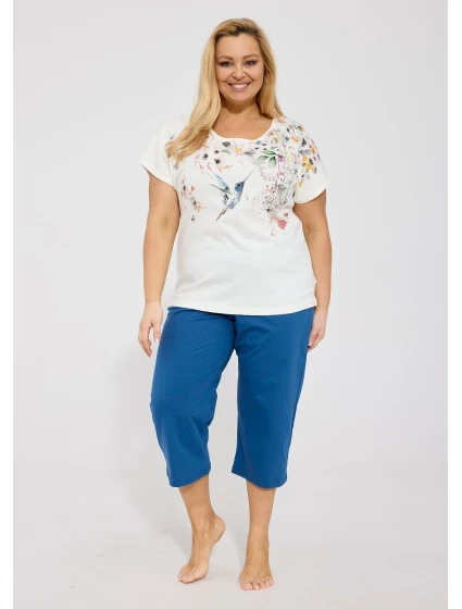 Pyžamo Cornette 369/345 Floris w/r 3XL-5XL