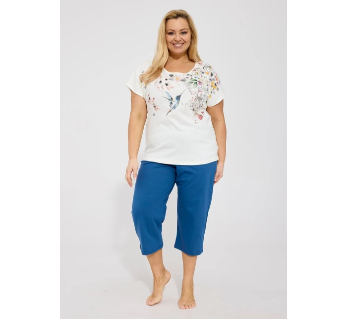 Pyžamo Cornette 369/345 Floris w/r 3XL-5XL