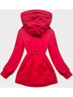 Krátká červená bunda parka s kapucí model 14948088 - LHD