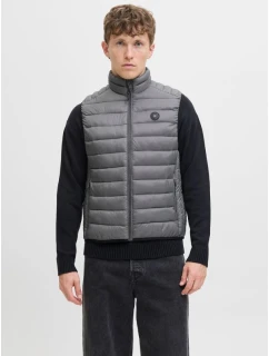 Jack&Jones pánska vesta bez rukávov JJEBRADLEY LIGHT BODYWARMER COLLAR NOO 12280973 CASTLEROCK
