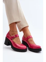 Zazoo 20166 Lakierowane Skórzane Czółenka Fuksja Zazoo 20166 Lakierowane Skórzane Czółenka Fuksja
