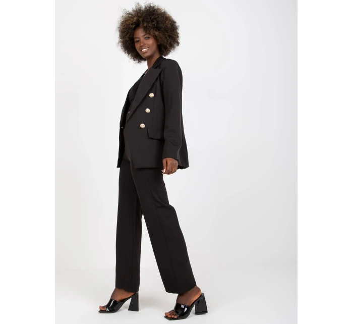 Dámské sako DHJ MA model 17394758 černé - FPrice Dámské sako DHJ MA model 17394758 černé - FPrice