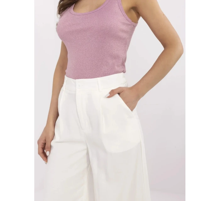 Kalhoty NM SP model 21021805 ecru - FPrice Kalhoty NM SP model 21021805 ecru - FPrice