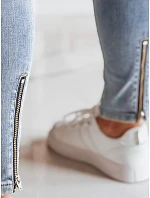 Dámske džínsové nohavice ZIPSKINS modré FashionStreet UY2385 Dámske džínsové nohavice ZIPSKINS modré FashionStreet UY2385