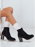 Dámské semišové kozačky černé Dstreet model 21993968 - FashionStreet