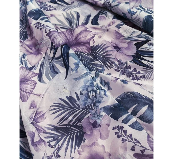 Zelená dámska bunda s ozdobnou podšívkou (MM21)