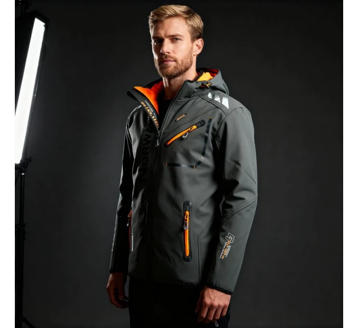 Softshellová bunda DB 068 M Grey / Orange model 21182056 - Geographical Norway