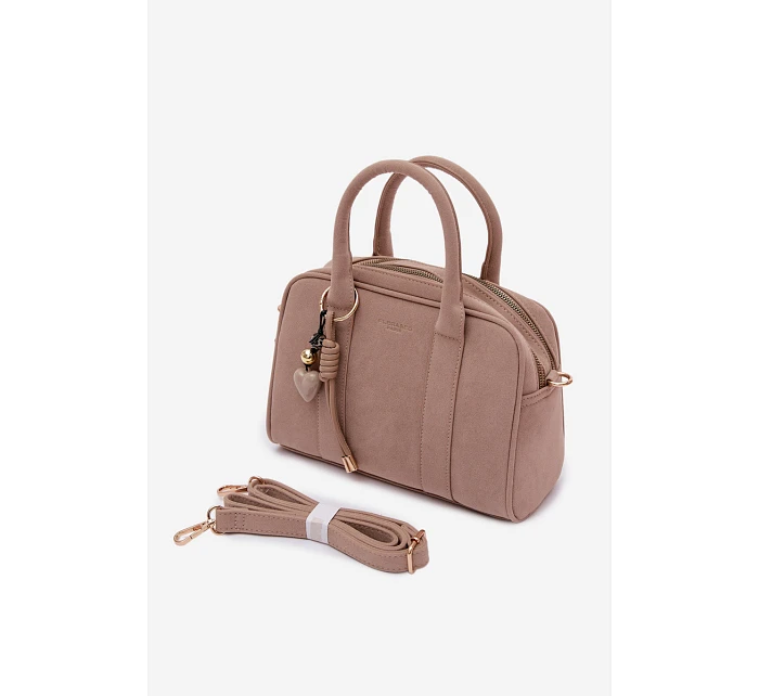 Kufříková Taška Eko Semišová s Přívěskem Béžová Sorielle