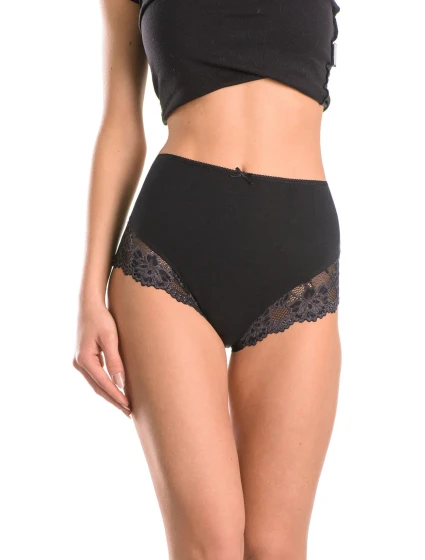 Dámské kalhotky 2PACK LPF 111 Černá - Key