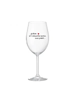 PROTOŽE BÝT SESTRA NENÍ PRDEL čirá sklenice na víno 350 ml model 22186939 - Giftela PROTOŽE BÝT SESTRA NENÍ PRDEL čirá sklenice na víno 350 ml model 22186939 - Giftela