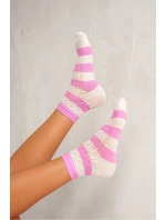 PRUHOVANÉ AŽUROVÉ DÁMSKE PONOŽKY 0989.003