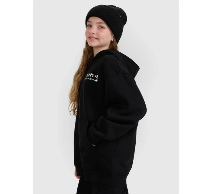 Dívčí mikina s kapucí model 21816965 - 4F Dívčí mikina s kapucí model 21816965 - 4F