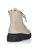 Rieker W X3428 béžové zateplené topánky