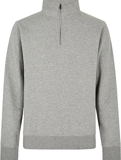 Kustom Kit KK 335 Mikina s 1/4 zipsom 43.0335 melírovaná sivá