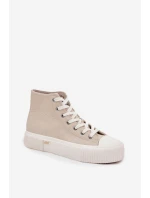 Dámské tenisky Na platformě model 21714392 ISLA WOMEN MID Béžové - Lee