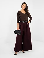 Nohavice IT SP 17872.29 tmavo fialové