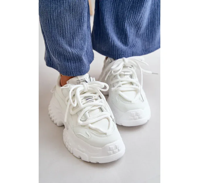 Dámske tenisky na pevnej podrážke biele Nevela Dámske tenisky na pevnej podrážke biele Nevela