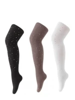 Bavlněné punčocháče s krystaly model 21485460 - BE SNAZZY