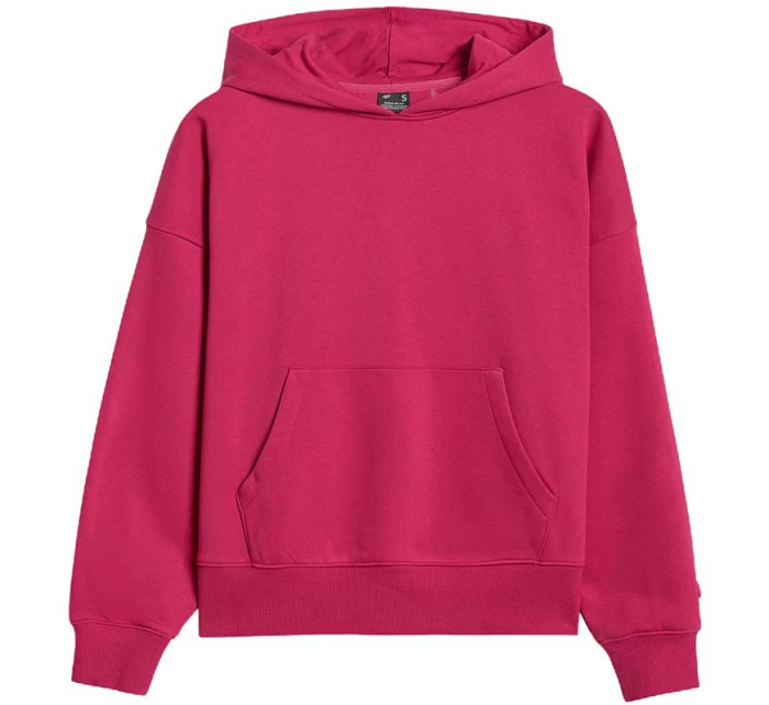 Dámska mikina 4F F1887 tmavoružová 4FWAW25TSWSF1887 53S