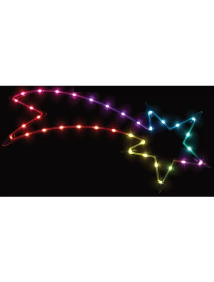 DEKORATÍVNE ZÁVESNÉ SVETLO COMET 35 LED RGB USB