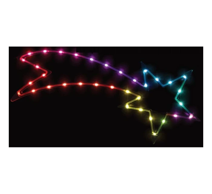 DEKORATÍVNE ZÁVESNÉ SVETLO COMET 35 LED RGB USB