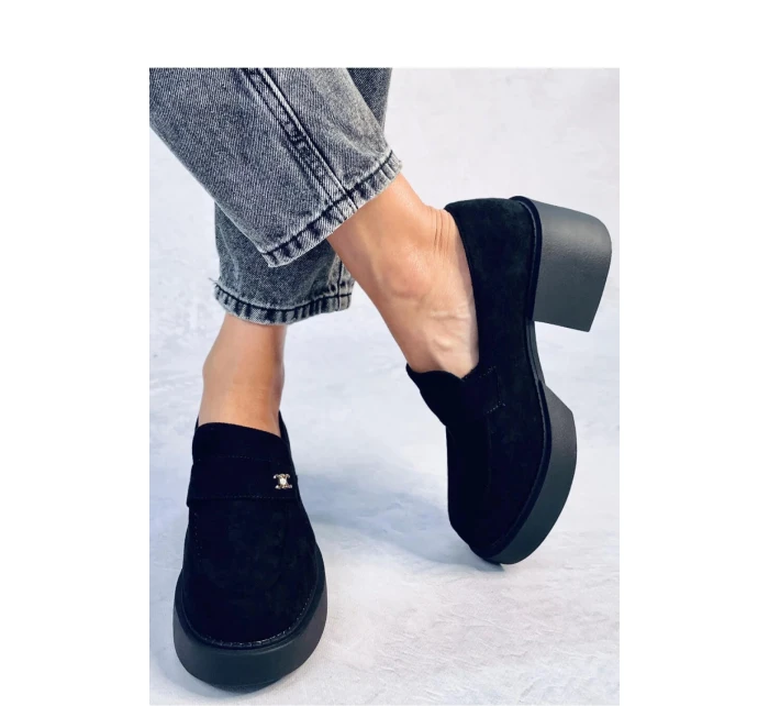 Dámske mokasíny NS382P čierne - Inello