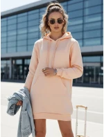 Dámska dlhá oversize mikina TIMMY pink FashionStreet EY1940