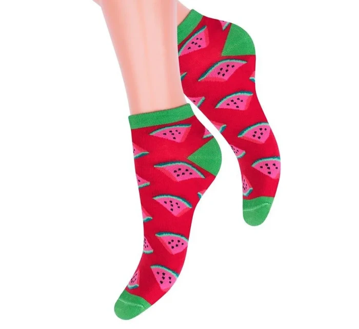 Dámske členkové ponožky Steven art.114