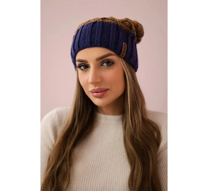 Milano fleecová čepice K203 hořčicová model 18749917 fialová - K-Fashion