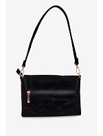 Malá Kabelka Z Eko Semiše Černá model 22111536 - Flora&Co