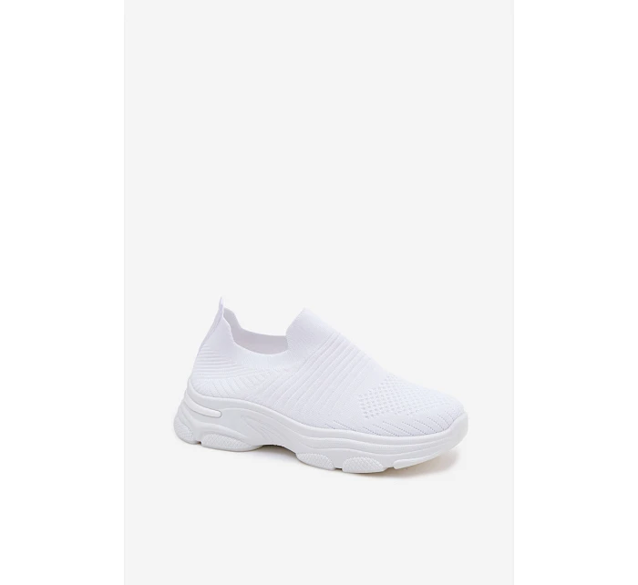 Materiálové Sportovní Dámské Boty Bílé model 22107401 - Boto