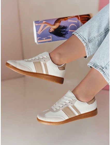 Dámské sportovní tenisky beige Dstreet model 21983741 - FashionStreet