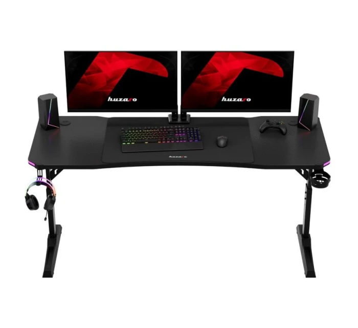 Herní stůl Hero model 21429425 RGB Black - Huzaro