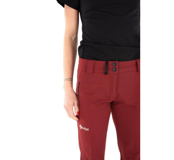 Dámske outdoorové nohavice Lago-w dark red