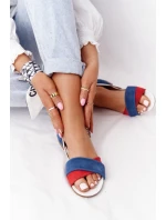 Kožené Sandály  Tmavě model 21551975 - Maciejka