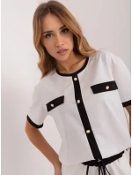 Bluzka LK BZ model 19738028 ecru - FPrice